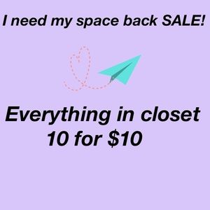 I need my space back SALE